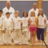 Gelbgurt-Prüfung im Kinder-Karatekurs